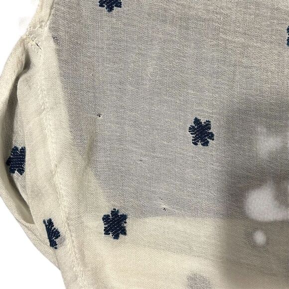 J. Crew Women's Embroidered Tassel Beach Poncho Cover Up Multicolor - Picture 13 of 13